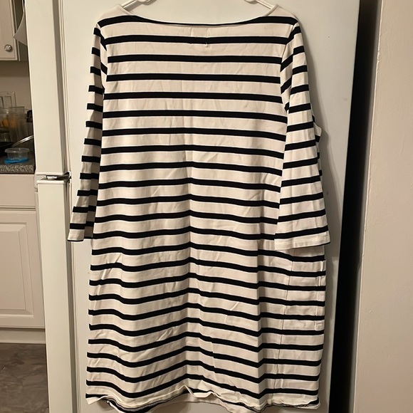The Nines by HATCH XXL Striped Cotton Dress - Picture 6 of 6